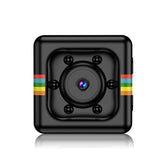 SQ11 Mini DV HD 1080P 2MP Sport Recorder Camera with Holder, Support Monitor Detection & IR Night Vision & TF Card, SQ11 6 LEDs Black