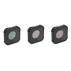JSR KB Series CPL+ND8+ND16 Lens Filter for GoPro HERO13 Black /12 Black /11 Black /10 Black /9 Black, 3-in-1