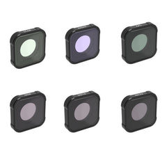 JSR KB Series STAR+CPL+NIGHT+ND8+ND16+ND32 Lens Filter for GoPro HERO13 Black /12 Black /11 Black /10 Black /9 Black, 6-in-1