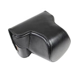 PU Leather Camera Full Body Case Bag with Strap for FUJIFILM X-A7 / X-A20 (15-55mm Lens), For FUJI X-A7