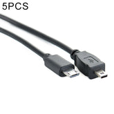 5 PCS 30cm Micro USB to Mini 8 Pin USB OTG Phone Data Cable for Nikon, Micro to Mini 8 Pin For Nikon