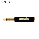 5 PCS 3.5mm Audio 4 Pole Female to 3 Pole Male Microphone Adapter, 4 Pole to 3 Pole Adapter