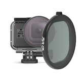 JSR Round Housing CPL Lens Filter for GoPro HERO8 Black, CPL Lens