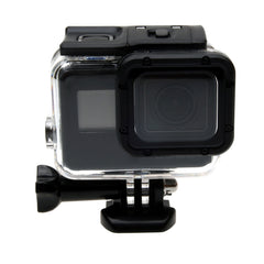 For GoPro HERO6 /5 30m Waterproof Housing Protective Case + Hollow Back Cover with Buckle Basic Mount & Screw, No Need to Disassemble Lens(GP413), Housing Case+ Back cover