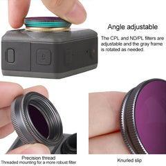 Sunnylife OA-FI172 ND8/PL Adjustable Lens Filter for DJI OSMO ACTION, OA-FI172 ND8/PL