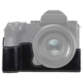 1/4 inch Thread PU Leather Camera Half Case Base for FUJIFILM GFX 50S, For FUJIFILM GFX 50S