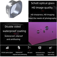 JSR KS ND8 Lens Filter for DJI FPV, Aluminum Alloy Frame, ND8