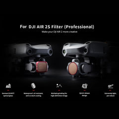 PGYTECH P-16B-065 Variable VND (6-9 Stop) Lens Filter for DJI Air 2S, VND (6-9 Stop) Filter
