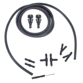 2 PCS Front Windshield Washer Wiper Jet Water Spray Nozzle + Hose Connector Set 3W7Z17603AA for Ford F-150, For Ford F-150 + Hose