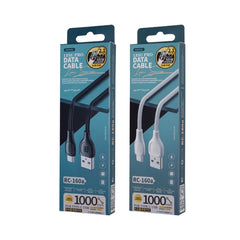 Remax 2.1A Lesu Pro Series Charging Data Cable, Length: 1m, Type-C, 8 Pin