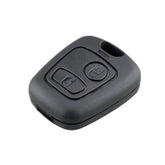 Car Key Case for Peugeot 2-button Straight Board with 206 Socket, without Blade, For Peugeot