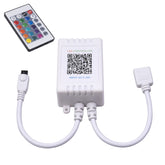 JH-RGB02 DC5.5x2.1mm Interface Bluetooth LED RGB Controller with 24 Keys Remote Controller, JH-RGB02