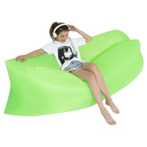 Outdoor Portable Lazy Water Inflatable Sofa Beach Grass Air Bed, Size: 200 x 70cm, 200 x 70cm Green, 200 x 70cm Pink, 200 x 70cm Rose Red, 200 x 70cm Sapphire Blue, 200 x 70cm Grass Green, 200 x 70cm Red, 200 x 70cm Yellow, 200 x 70cm Purple