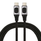 100W 5A USB-C / Type-C Male to USB-C / Type-C Male PD Fast Charging Braided Data Cable, 1m, 1.5m, 2m
