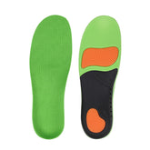 1 Pair 068 Sports Correct Shockproof Massage Arch Of Foot Flatfoot Support Insole Shoe-pad, 068 L (Green Orange Mesh Cloth), 068 XL (Green Orange Mesh Cloth), 068 S (Green Orange Mesh Cloth), 068 XS(Green Orange Mesh Cloth)