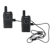 1 Pair RETEVIS RT18 16CHS FRS Dual PTT Handheld Walkie Talkie, US Plug, RT18, US Plug
