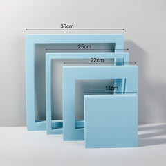 Geometric Cube Solid Color Photography Photo Background Table Shooting Foam Props, Cube Embedded Combo Kits, Ladder Combo Kits