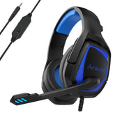 Anivia MH602 3.5mm Wired Gaming Headset with Microphone, MH602 (Black Blue), MH602 (Black Purple), MH602 (Black Red)