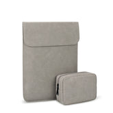 PU02 Ultra-thin Notebook Liner Bag with Small Bag, 11.6-12.5 inch, 13.3 inch, 14.1-15.4 inch
