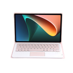 AN05-A Ultra-thin Detachable Lambskin Texture TPU Bluetooth Keyboard Leather Case with Holder & Touchpad For Xiaomi Pad 5 / 5 Pro, A0N5-A