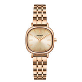 SANDA P1098 Simple Bar Scale Oval Dial Quartz Watch for Women