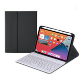 HY006 Round Keys Detachable Bluetooth Keyboard Leather Case with Holder for iPad mini 6, HY006