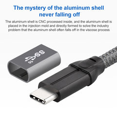 100W USB-C / Type-C Male to USB-C / Type-C Male Full-function Data Cable with E-mark, 0.5m, 1m, 1.5m, 2m