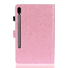Varnish Glitter Powder Horizontal Flip Leather Case with Holder & Card Slot, For Galaxy Tab S6, For 7 inch Tablet