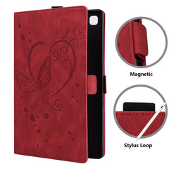 Love Butterfly Pattern Horizontal Flip Leather Case with Holder & Sleep / Wake-up Function, For Xiaomi Pad 5 / Pad 5 Pro