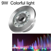 Landscape Colorful Color Changing Ring LED Stainless Steel Underwater Fountain Light, 6W, 9W, 12W, 18W, 24W