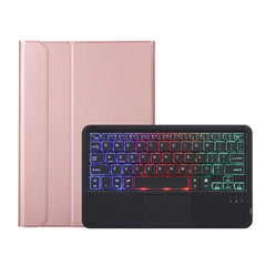 A08-AS Ultra-thin Backlight Bluetooth Keyboard Leather Case with Touchpad For Samsung Galaxy Tab A8 2021 SM-X205 / SM-X200, A08-AS