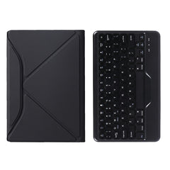 BA08 Diamond Texture Bluetooth Keyboard Leather Case with Triangle Back Support For Samsung Galaxy Tab A8 2021 SM-X205 / SM-X200, BA08