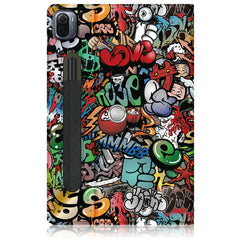 Painted 360 Degrees Rotation Tablet Leather Case with Holder, For Xiaomi Mi Pad 5 Pro 11 inch