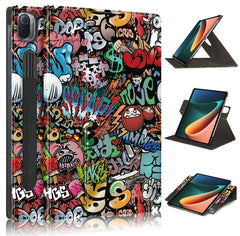 Painted 360 Degrees Rotation Tablet Leather Case with Holder, For Xiaomi Mi Pad 5 Pro 11 inch