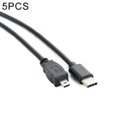 5 PCS 30cm Type-C / USB-C to Mini 8 Pin OTG Phone Data Cable for Nikon, Type-C to Mini 8 Pin For Nikon