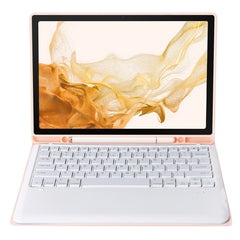 A800B Candy Color Detachable Bluetooth Keyboard Case with Pen Slot for Samsung Galaxy Tab S8+ / S7+ / S7 FE