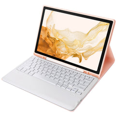 A800B Candy Color Detachable Bluetooth Keyboard Case with Pen Slot for Samsung Galaxy Tab S8+ / S7+ / S7 FE