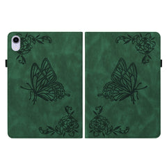 Butterfly Flower Embossed Leather Tablet Case, For iPad mini 2024 / mini 6, For iPad mini 2019 / 4 / 3 / 2 / 1