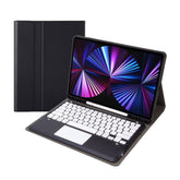 T12B-A Detachable Touch Pad Bluetooth Keyboard Leather Tablet Case, For iPad Air 13 2025 / 2024 / Pro 12.9 inch 2021/2020/2018