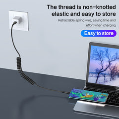 3A Micro USB Spring Charging Data Cable, Micro