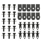 35 in 1 Car Hood Fender Bumper Fixing Kit for Infiniti G35 Sedan 2003-2008, A6854