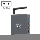 X96 X6 8K Smart TV BOX Android 11.0 Media Player, RK3566 Quad Core ARM Cortex A55, RAM: 8GB, ROM: 128GB, 8GB+128GB, EU Plug