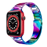 Small Waist Stainless Steel Watch Band For Apple Watch Series, 7 45mm / 6&SE&5&4 44mm / 3&2&1 42mm