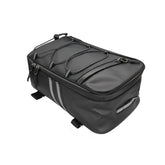Motorcycle Waterproof PU Leather Rack Rear Carrier Bag, Capacity: 8L with Rain Cover, 8L