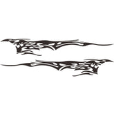 2 PCS/Set D-144 Fire Element Pattern Car Modified Decorative Sticker, D-144