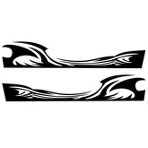 2 PCS/Set D-467 Waves Pattern Car Modified Decorative Sticker, D-467