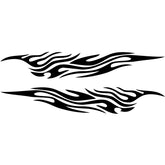 2 PCS/Set D-476 Fire Element Pattern Car Modified Decorative Sticker, D-476