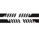 2 PCS/Set D-487 Stripe Pattern Car Modified Decorative Sticker, D-487