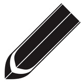 D-711 Stripe Pattern Car Modified Hood Decorative Sticker, D-711