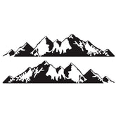 2 PCS/Set D-750 Mountain Pattern Car Modified Decorative Sticker, D-750
